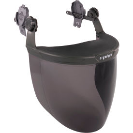 Ergodyne® 8994 Hard Hat Face Shield For Cap-Style & Safety Helmet Smoke
