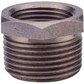 1 In. X 1/2 In. Black Malleable Hex Bushing 150 PSI Lead Free