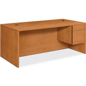 HON® 10500 Series ""L"" or ""U"" Workstation Right Pedestal Desk 72""W x 36""D x 29-1/2""H Harvest