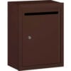 Letter Box 2240ZP - 15""W x 7-1/2""D x 19""H Standard Surface Mounted Bronze Private Access