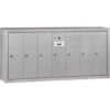 3500 Series 4B+ Vertical Mailbox 7 Doors Surface Mounted Aluminum USPS Access