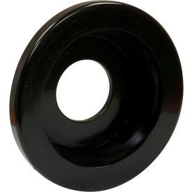 Buyers 2.5"" Round Black Grommet Flush Mount Semi Open Back - 5622505