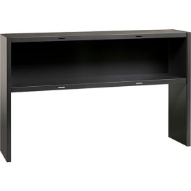 Hirsh Industries® Modular Steel Stack-on Desk Hutch - 60""W - Charcoal