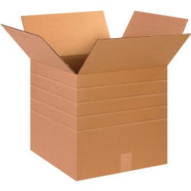 Global Industrial™ Multi Depth Cardboard Corrugated Boxes 15""L x 15""W x 15""H Kraft