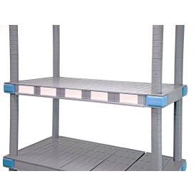 Label Holder 35-1/2""L Clear For Use With 42""D Quantum Millenia™ Shelves