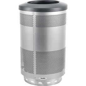 Global Industrial™ Perforated Stainless Steel Round Trash Can 55 Gallon