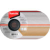 Makita® INOX Grinding Wheel 36 Grit Type 27 6"" Dia x 1/4""T x 7/8"" Cntr Hole Dia 5/Pk
