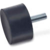 Vibration/Shock Absorption Mount Threaded Stud 1.18"" Dia 20mm H M8 x 1.25 Thread