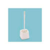 Rubbermaid® 5"" Dia. Plastic Toilet Bowl Brush Holder White - RCP631100WE