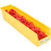 Akro-Mils Plastic Nesting Storage Shelf Bin 30128 - 4-1/8""W x 17-7/8""L x 4""H Yellow