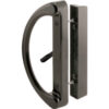 Primeline Products C 1224 Sliding Glass Door Handle Black Mortise Style