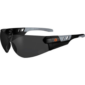 Ergodyne® Skullerz® SAGA-AFAS Frameless Safety Glasses Smoke Lens Matte Black Frame