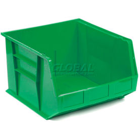 Plastic Stack & Hang Bin 16-1/2""W x 18""D x 11""H Green
