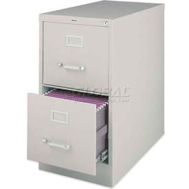 Lorell® 2-Drawer Heavy Duty Vertical File Cabinet 15""W x 25""D x 28-3/8""H Putty
