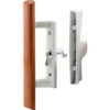 Prime-Line® Sliding Door Handle Set Wood Handle White Diecast C 1194