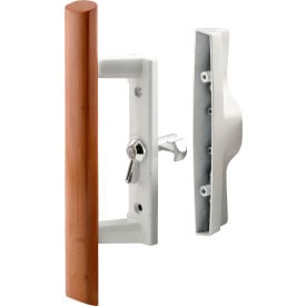 Prime-Line® Sliding Door Handle Set Wood Handle White Diecast C 1194