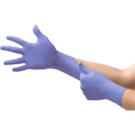 Ansell MICROFLEX® Supreno® SE SU-690 Nitrile Gloves Powder-Free Beaded Size M 100/Pack