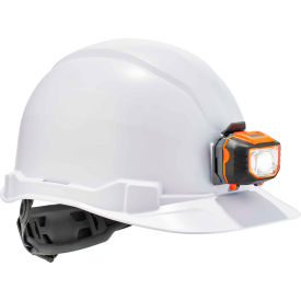 Ergodyne Skullerz® 8970LED Hard Hat Cap Style Ratchet Suspension LED Light Class E White