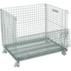Global Industrial Folding Wire Container 40""L x 32""W x 34-1/2""H 3000 lb. Capacity Gray