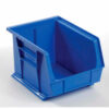 Global Industrial™ Plastic Hang & Stack Bin 10-3/4""L x 8-1/4""W x 7""H Blue