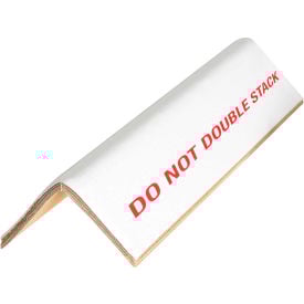 Global Industrial™ ""Do Not Stack"" Edge Protectors 2""W x 2""D x 36""L .16"" Thick White