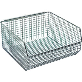Quantum Chrome Wire Mesh Bin QMB535C - 11""W x 10-3/4""D x 5""H