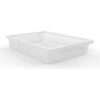 Luxor Clear Stackable Storage Bins 8 Small 20Lbs Bin Cap Polypropylene 12-1/4""W x 16-3/4""D x 3""H