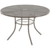 Global Industrial™ 48"" Round Outdoor Caf Table Steel Mesh Bronze