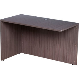 Boss Reversible Desk Return - 24""W x 48""D - Driftwood