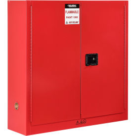 Global Industrial™ Paint & Ink Storage Cabinet - 24 Gallon - Manual Close 43""W x 12""D x 44""H