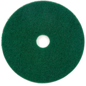 Global Industrial™ 20"" Scrubbing Pad Green 5 Per Case
