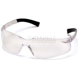 Ztek® Safety Glasses Clear Anti-Fog Lens  Clear Frame
