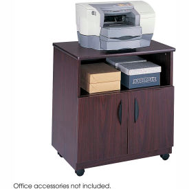 Safco® Products 1850MH Mobile Machine Stand - Mahogany