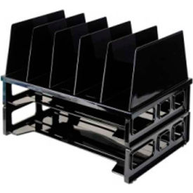 Officemate Desk Sorter with 2 Trays Black