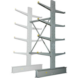 Global Industrial Double Sided Cantilever Rack Add-On 2"" Lip 48""Wx60""Dx96""H - Best Value Series