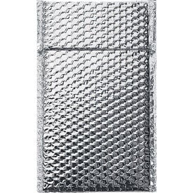 Global Industrial™ Cool Shield Thermal Bubble Mailers 6-1/2""W x 10-1/2""L Silver 100/Pack