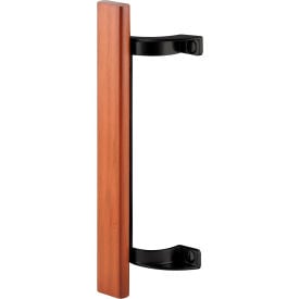 Prime-Line® Sliding Door Pull 6-1/2"" HC Wood Handle Diecast Black C 1190