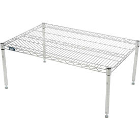 Nexel® Chrome Wire Dunnage Rack - 24""W x 21""D x 14""H