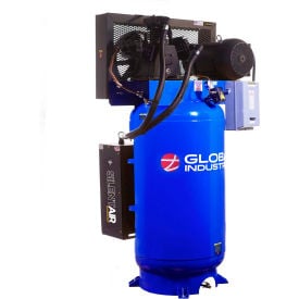 Global Industrial™ Silent Air Compressor Two Stage Piston 7.5 HP 80 Gal. 1 Phase 230V