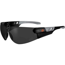 Ergodyne® Skullerz® SAGA Frameless Safety Glasses Matte Black Anti-Fog Smoke Lens