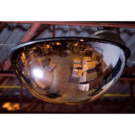 Panoramic Full Dome Acrylic Mirror Indoor 48"" Dia. 360° Viewing Angle