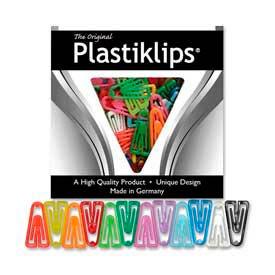 Baumgartens® Plastiklips Paper Clips X-Large 2-3/8"" x 1-5/16"" Assorted 50/Box