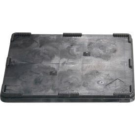 ORBIS CHDR4048 BulkPak Folding Bulk Shipping Container HD Lid - 48""L x 40""W Black