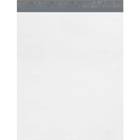 Global Industrial™ Expansion Poly Mailers 20""W x 24""L x 4""D 2.5 Mil White 100/Pack