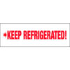 Tape Logic® Carton Sealing Tape Keep Refrigerated 2"" x 110 yds. Red/White