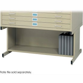Open Base for 5-Drawer Steel Flat Files - 20H - Fits 40-3/8  x 29-3/8  x 16-1/2 Files - Tropic