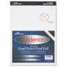 Evidence Quad Dual-Pad Micro-Perf 8-1/2 x 11-3/4 100 Sheets/Pad 2 Pads/Pack