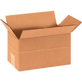 Global Industrial™ Multi Depth Cardboard Corrugated Boxes 9""L x 5""W x 5""H Kraft