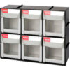 Shuter Flip Out Bin 6 Compartments 12""W x 4""D x 10""H