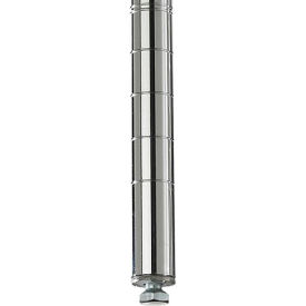 Stationary Post For Metro Open-Wire Shelving - 74-5/8""